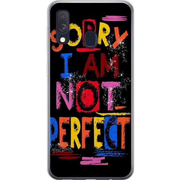 Samsung Galaxy A40 Gennemsigtig cover Sorry