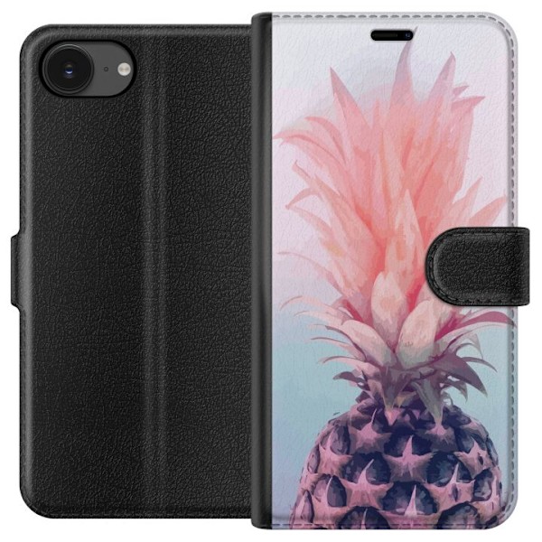 Apple iPhone 16e Lompakkokotelo Ananas