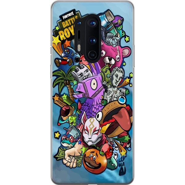 OnePlus 8 Pro Gennemsigtig cover Fortnite