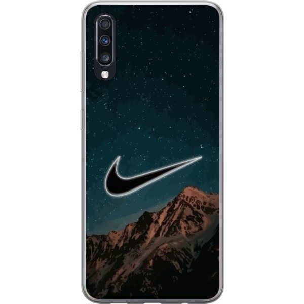 Samsung Galaxy A70 Läpinäkyvä kuori Nike