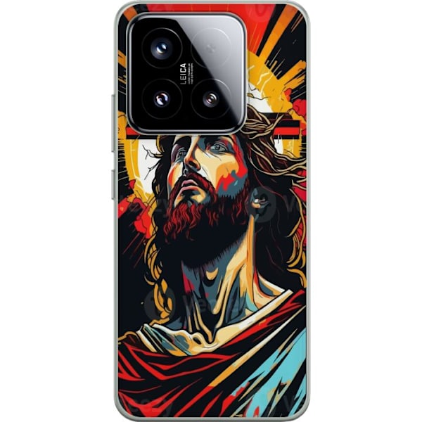Xiaomi 15 Läpinäkyvä kuori Jeesus ja Kortti - uskonnollinen motiivi syvällä symboliikalla
