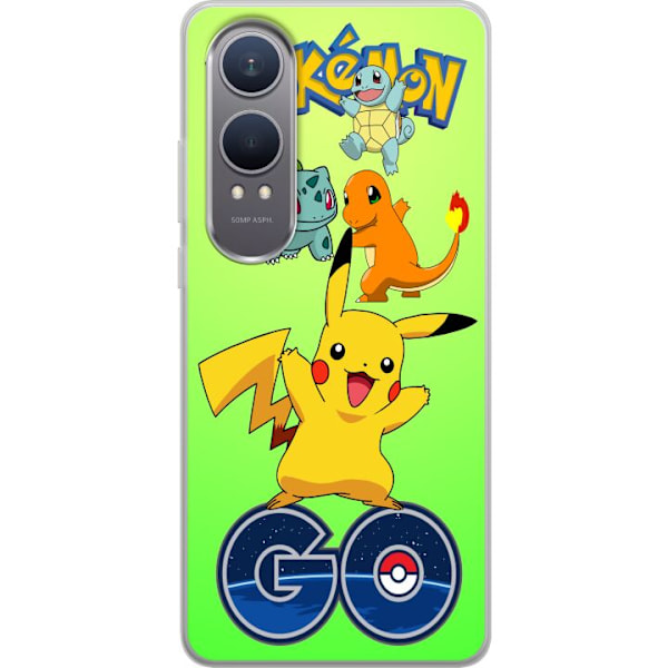 OnePlus Nord CE4 Lite Gennemsigtig cover Pokémon