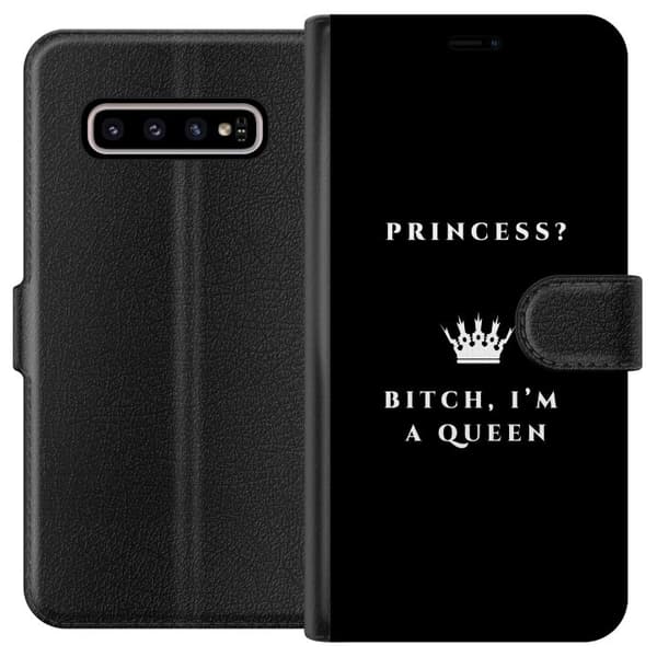 Kompatibelt Lommeboketui til Samsung Galaxy S10+ Dronning