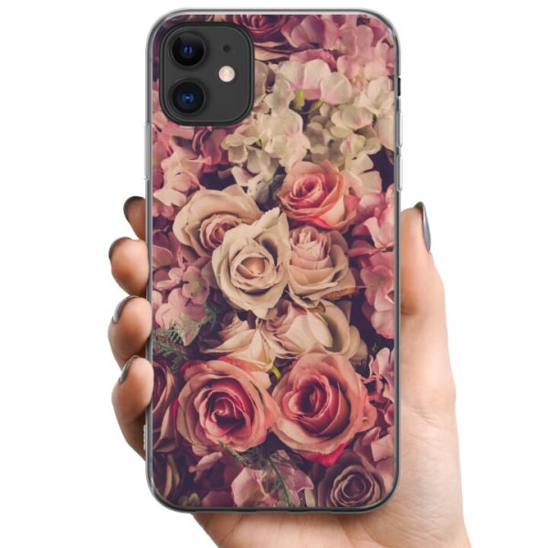 Apple iPhone 11 TPU Mobilcover Blomster