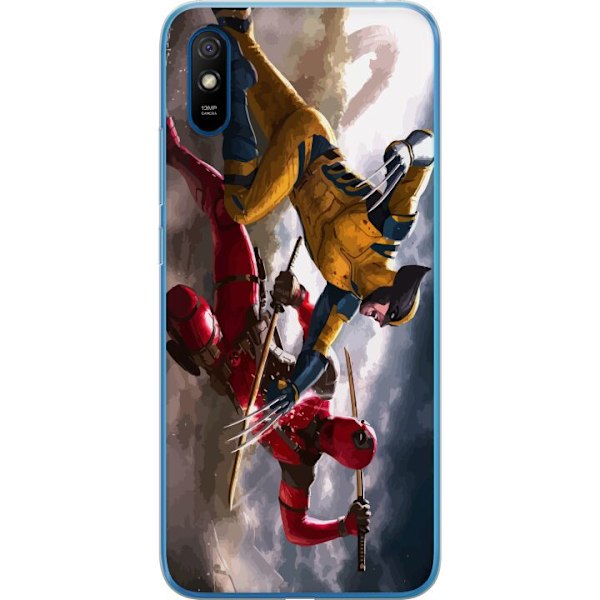 Xiaomi Redmi 9A Genomskinligt Skal Wolverine Deadpool