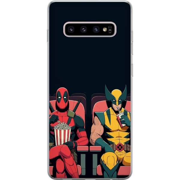 Kompatibelt Mobilskal till Samsung Galaxy S10+ Deadpool & Wolverine