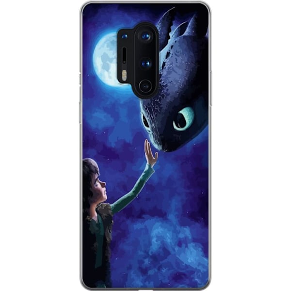 OnePlus 8 Pro Läpinäkyvä kuori Kuinka Kouluttaa Lohikäärmeesi