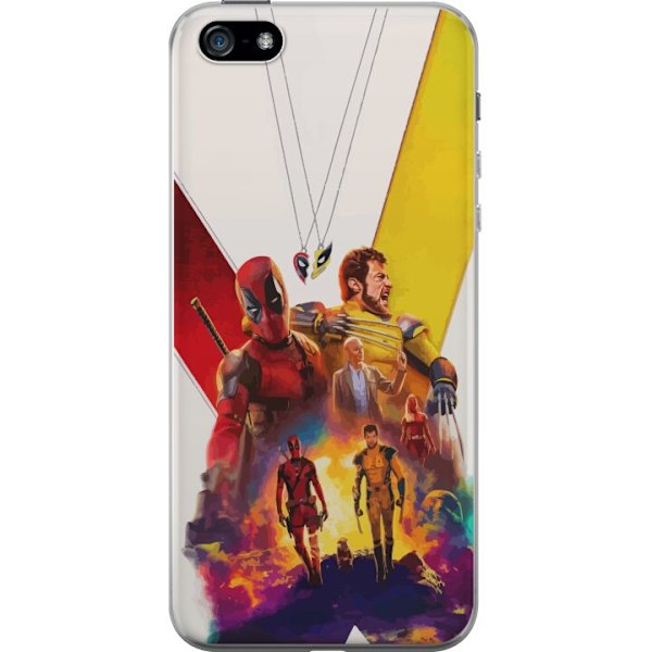 Apple iPhone 5 Gennemsigtig cover Wolverine Deadpool