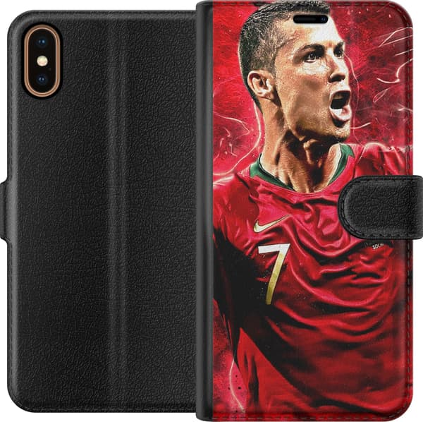 Kompatibelt Lommeboketui til Apple iPhone XS Ronaldo