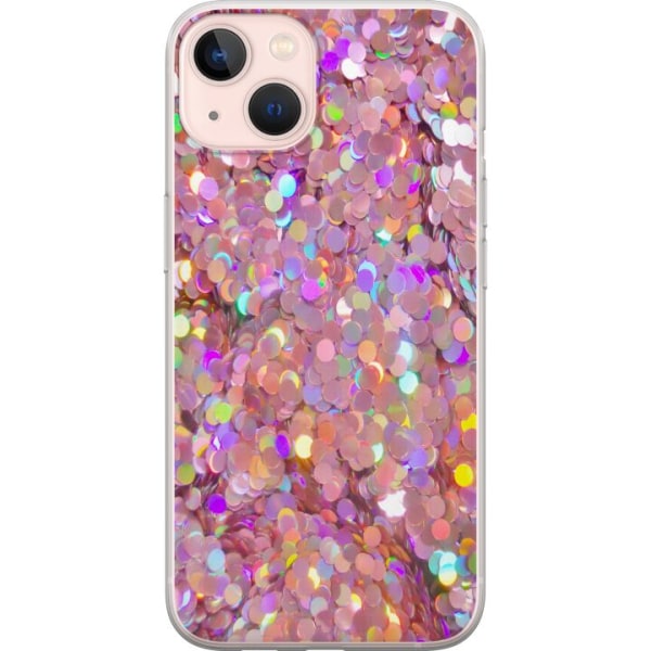 Apple iPhone 13 mini Gennemsigtig cover Glitter