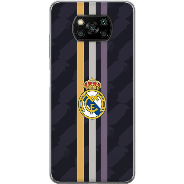 Kompatibelt Mobilskal till Xiaomi Poco X3 NFC Real Madrid