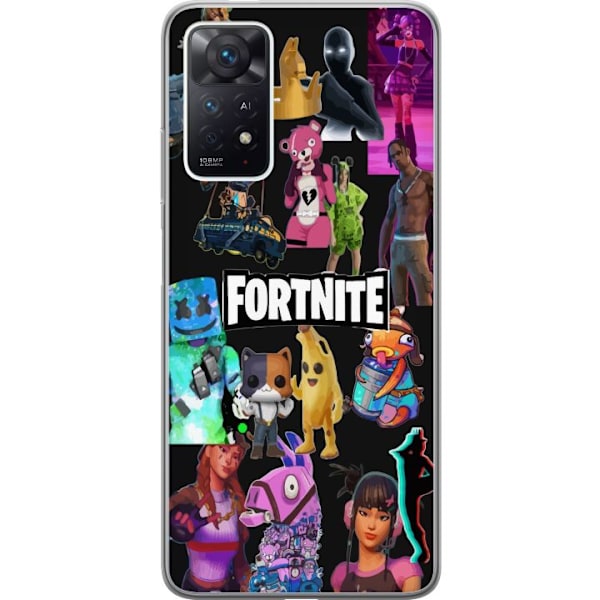 Xiaomi Redmi Note 11 Pro Läpinäkyvä kuori Fortnite