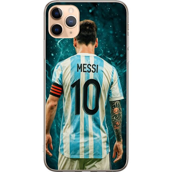 Apple iPhone 11 Pro Max Läpinäkyvä kuori Messi