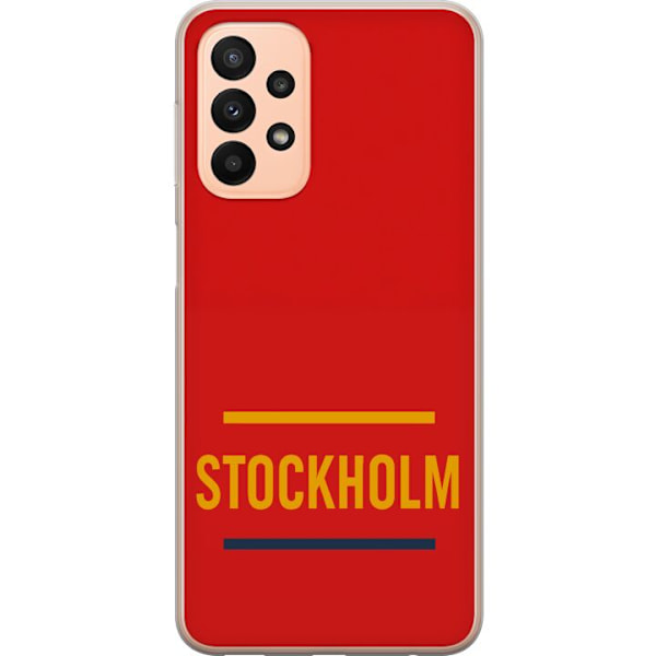 Samsung Galaxy A23 5G Läpinäkyvä kuori Stockholm – Hockey