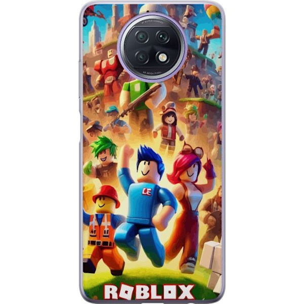 Xiaomi Redmi Note 9T Läpinäkyvä kuori Roblox