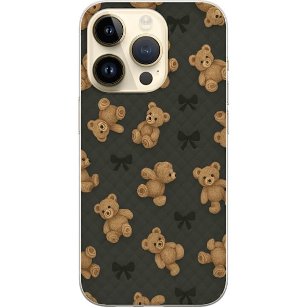Apple iPhone 15 Pro Läpinäkyvä kuori Teddy Halauksia