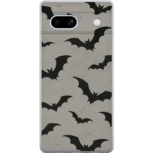 Google Pixel 7a Genomskinligt Skal Flutterprint