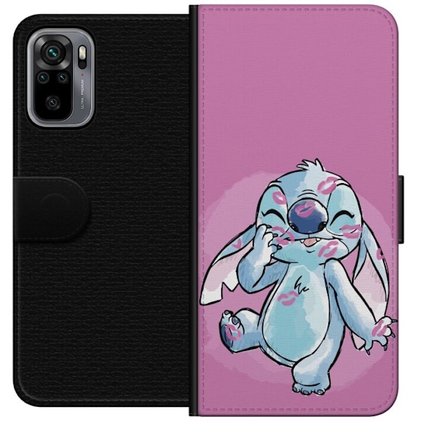 Xiaomi Redmi Note 10S Lompakkokotelo Stitch Puss