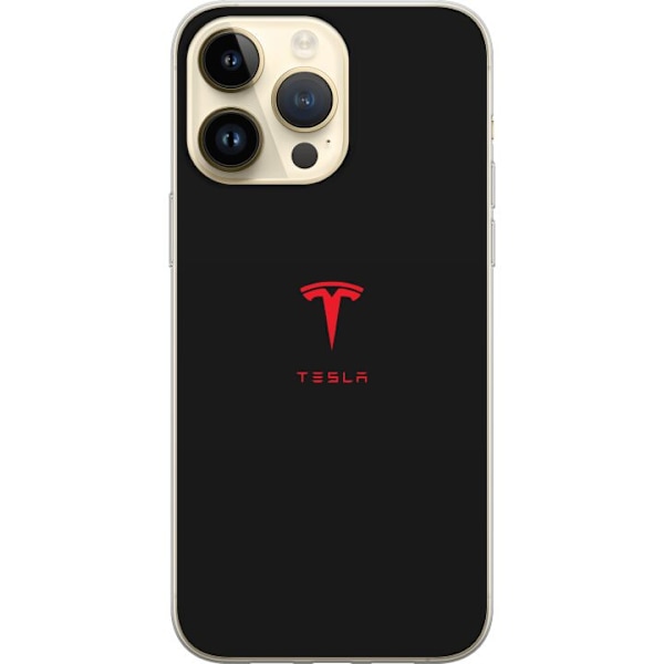 Apple iPhone 15 Pro Max Genomskinligt Skal Tesla