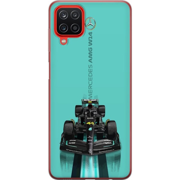 Samsung Galaxy A12 Gennemsigtig cover Mercedes F1