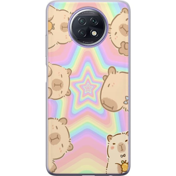 Xiaomi Redmi Note 9T Läpinäkyvä kuori Kawaii Capybara Galax