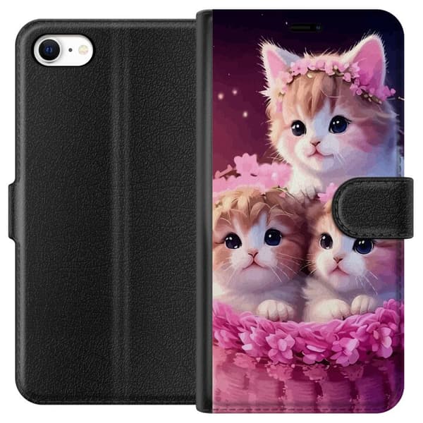 Kompatibel Tegnebogsetui til Apple iPhone 6 Katte