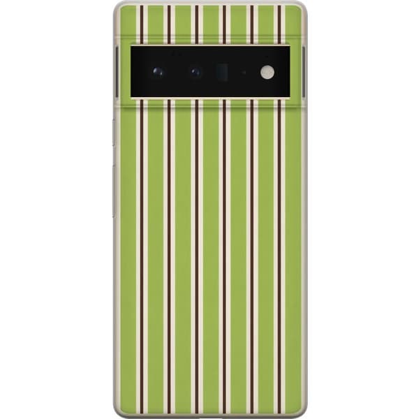Kompatibelt Mobildeksel til Google Pixel 6 Pro Matcha Stripe grønn