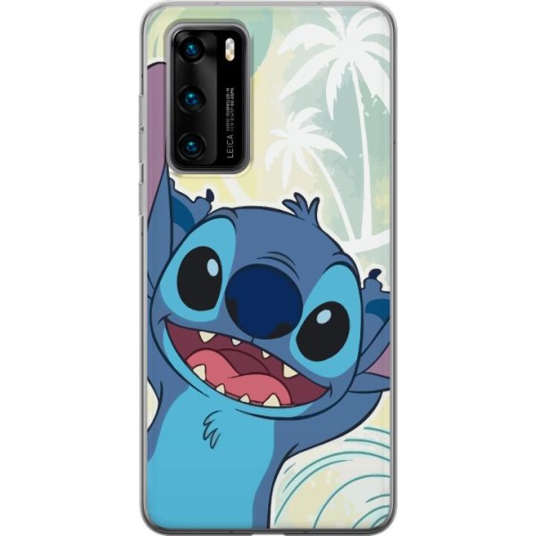 Huawei P40 Genomskinligt Skal Stitch