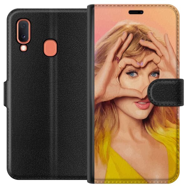 Kompatibelt Lommeboketui til Samsung Galaxy A20e Taylor Swift