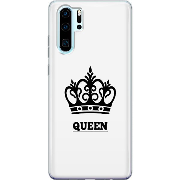 Huawei P30 Pro Läpinäkyvä kuori Kuningatar