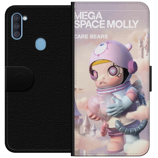 Samsung Galaxy A11 Lompakkokotelo Mega Space Molly Care Bears Series - Share Bear Edition