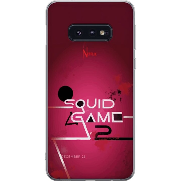 Samsung Galaxy S10e Gennemsigtig cover Squid Game 2 - Rød