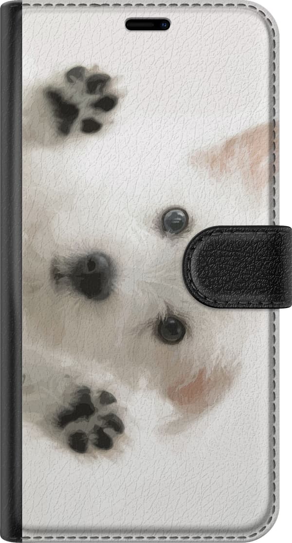 Kompatibel Tegnebogsetui til Samsung Galaxy S21 Hund