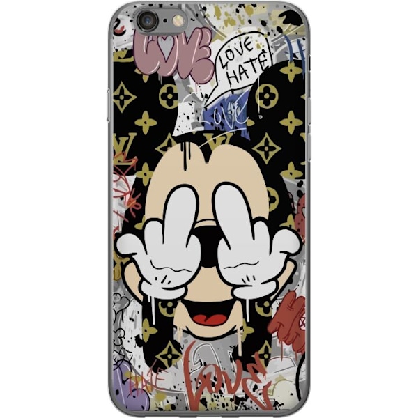 Apple iPhone 6s Gennemsigtig cover Mickey Mouse