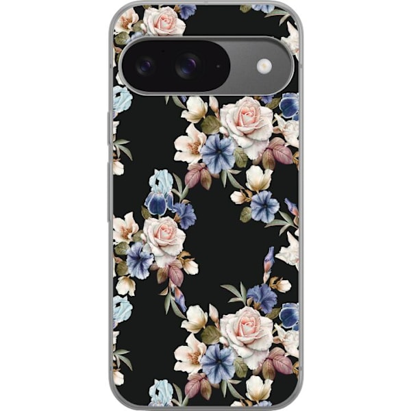 Google Pixel 9 Pro Gennemsigtig cover Blomster