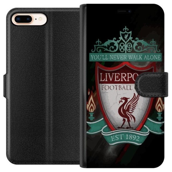 Apple iPhone 8 Plus Lompakkokotelo Liverpool L.F.C.