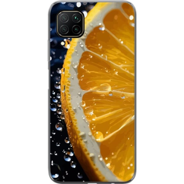 Huawei P40 lite Gennemsigtig cover Appelsin