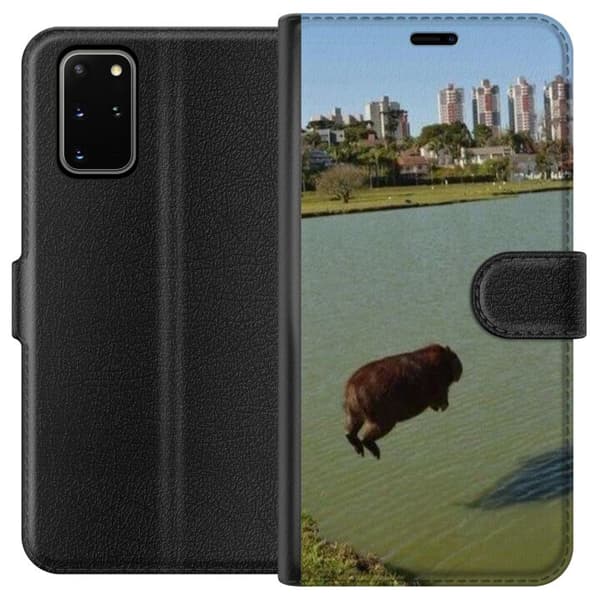 Kompatibel Tegnebogsetui til Samsung Galaxy S20+ Capybara