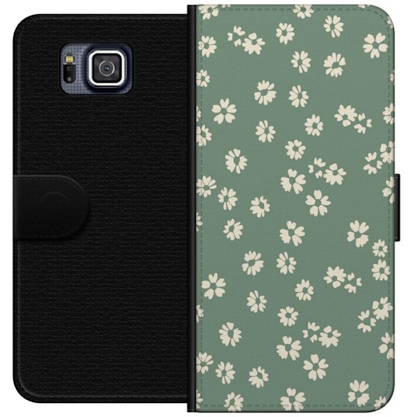 Samsung Galaxy Alpha Plånboksfodral Blomsterdröm – färgglatt blommönster