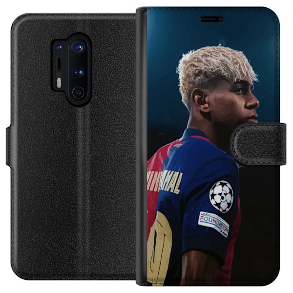 OnePlus 8 Pro Tegnebogsetui Lamine Yamal - Barcelonas Wunderki