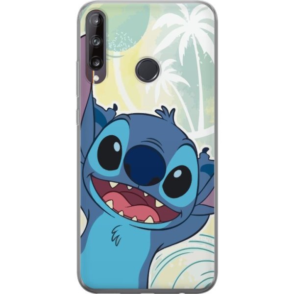 Huawei P40 lite E Genomskinligt Skal Stitch