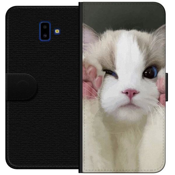 Samsung Galaxy J6+ Lommeboketui Katt