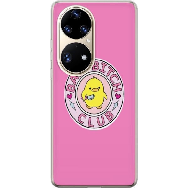 Huawei P50 Pro Gennemsigtig cover BAD BITCH CLUB