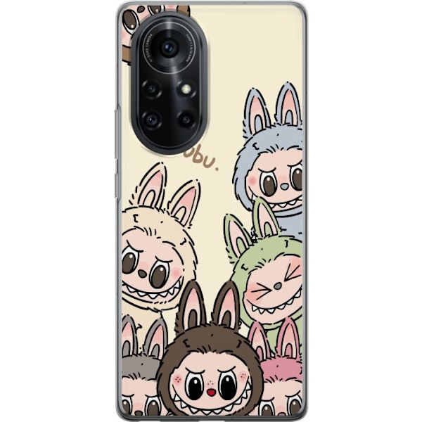 Huawei nova 8 Pro Genomskinligt Skal Labubu Pastel Collection
