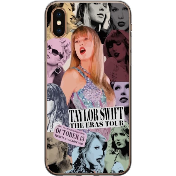 Apple iPhone X Genomskinligt Skal Taylor Swift Färger