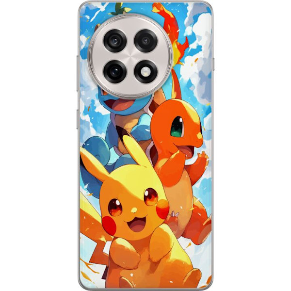 OnePlus 13R Genomskinligt Skal Pocket Creatures – inspirerat
