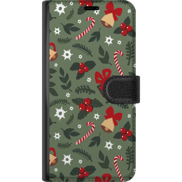 Motorola Moto G85 Lommeboketui God Jul mønster