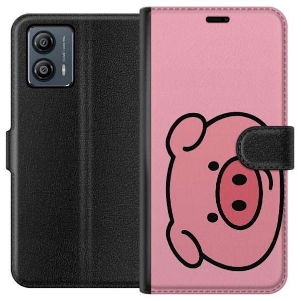 Motorola Moto G53 Lommeboketui Kawaii Piggy