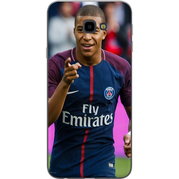 Samsung Galaxy J4+ Genomskinligt Skal Kylian Mbappé