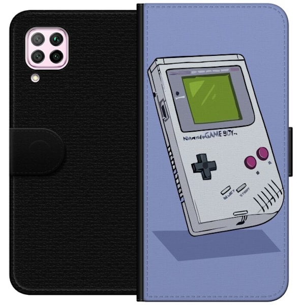 Huawei P40 lite Plånboksfodral Game Boy Lila